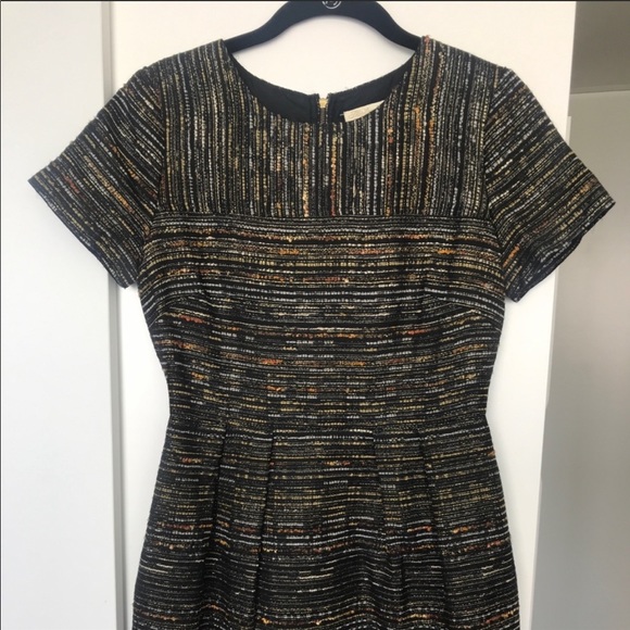 Shoshanna Dresses & Skirts - Shoshanna Cocktail Dress Metallic Tweed Size 2